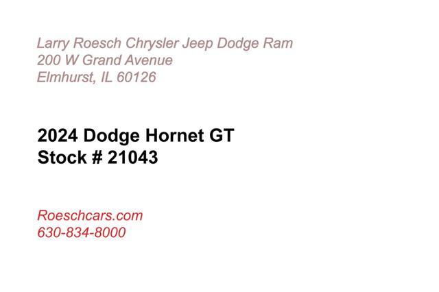 new 2024 Dodge Hornet car, priced at $32,318