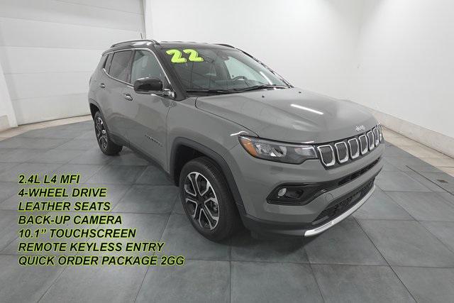 used 2022 Jeep Compass car, priced at $23,495