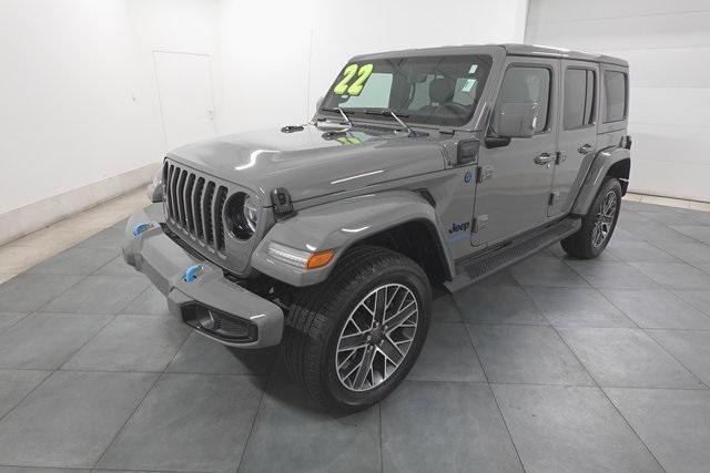 used 2022 Jeep Wrangler Unlimited 4xe car, priced at $39,995