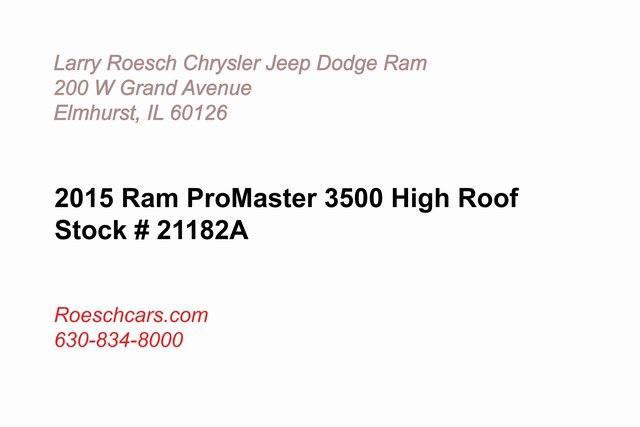 used 2015 Ram ProMaster 3500 car, priced at $19,495