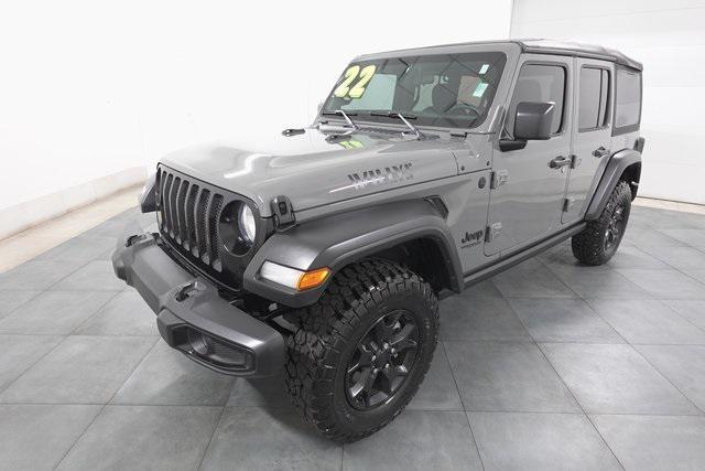 used 2022 Jeep Wrangler Unlimited car, priced at $34,495