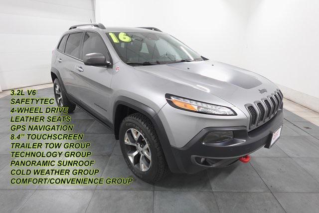 used 2016 Jeep Cherokee car, priced at $15,913