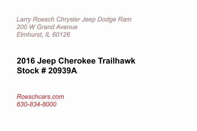 used 2016 Jeep Cherokee car, priced at $15,913