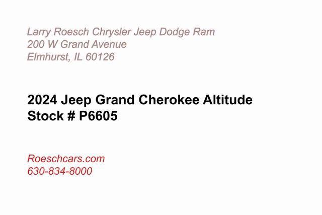 used 2024 Jeep Grand Cherokee car, priced at $35,331