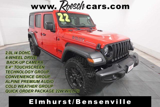 used 2021 Jeep Wrangler car, priced at $33,995