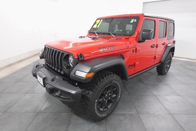 used 2021 Jeep Wrangler car, priced at $30,995