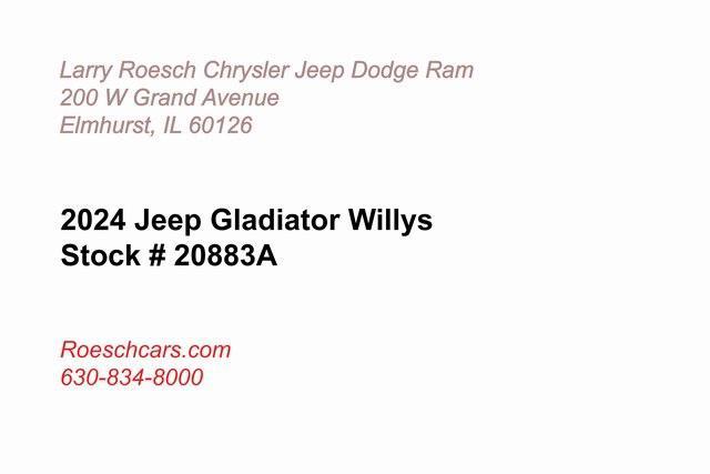 used 2024 Jeep Gladiator car, priced at $40,500