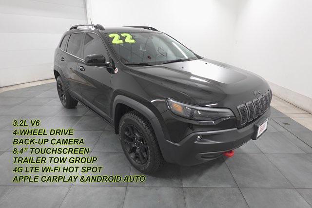 used 2022 Jeep Cherokee car, priced at $26,995