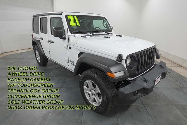 used 2021 Jeep Wrangler Unlimited car, priced at $28,995