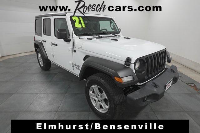 used 2021 Jeep Wrangler Unlimited car, priced at $28,995