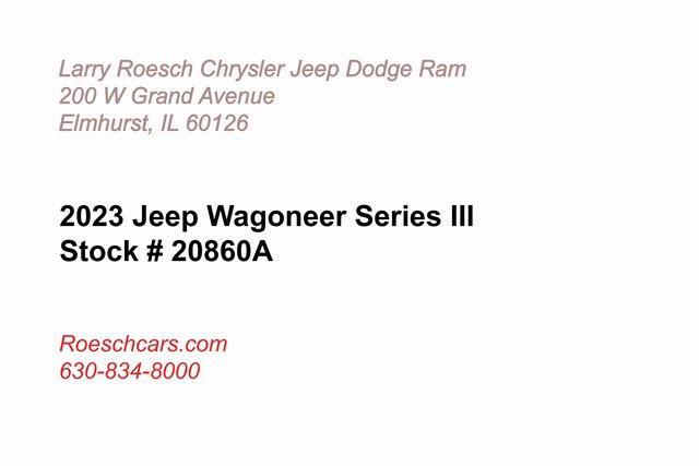 used 2023 Jeep Wagoneer car, priced at $61,995