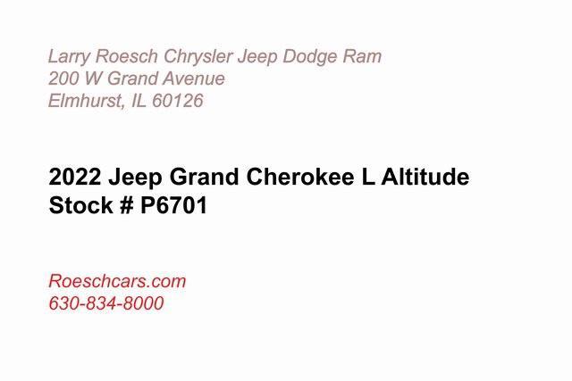 used 2022 Jeep Grand Cherokee L car, priced at $32,995