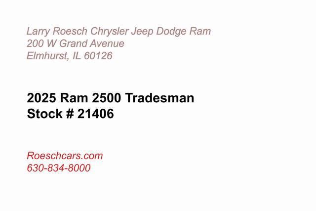 new 2025 Ram 2500 car, priced at $50,934