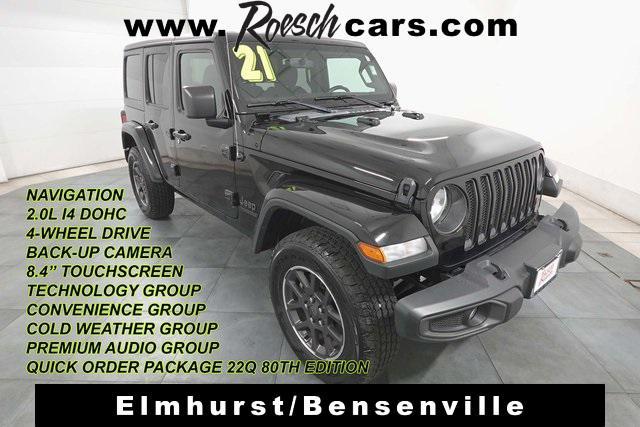 used 2021 Jeep Wrangler Unlimited car, priced at $28,495