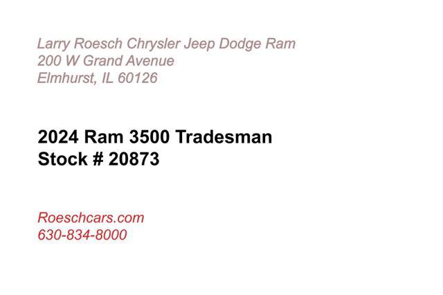 new 2024 Ram 3500 car, priced at $48,933