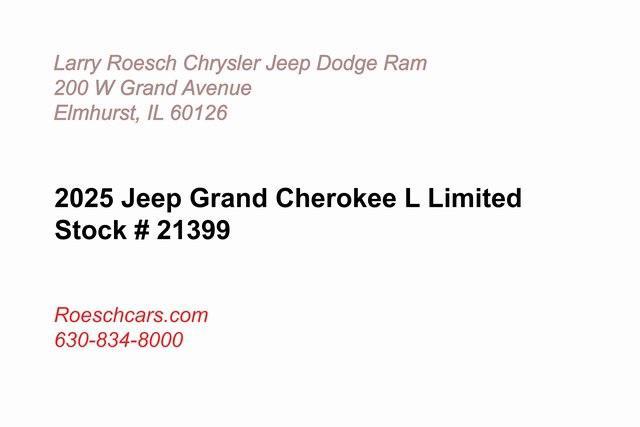 new 2025 Jeep Grand Cherokee L car, priced at $43,627