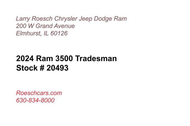 new 2024 Ram 3500 car, priced at $62,754