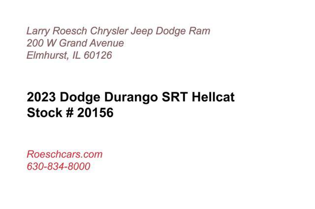 new 2023 Dodge Durango car, priced at $102,502