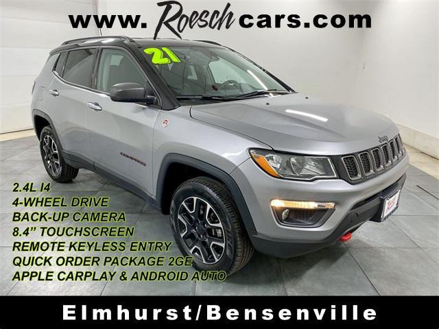 used 2021 Jeep Compass car, priced at $19,973