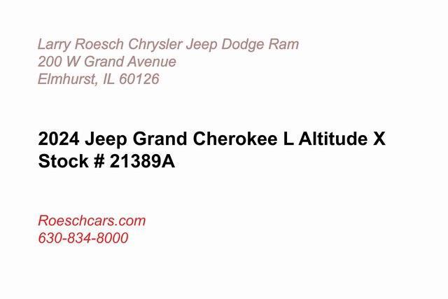 used 2024 Jeep Grand Cherokee L car, priced at $40,995