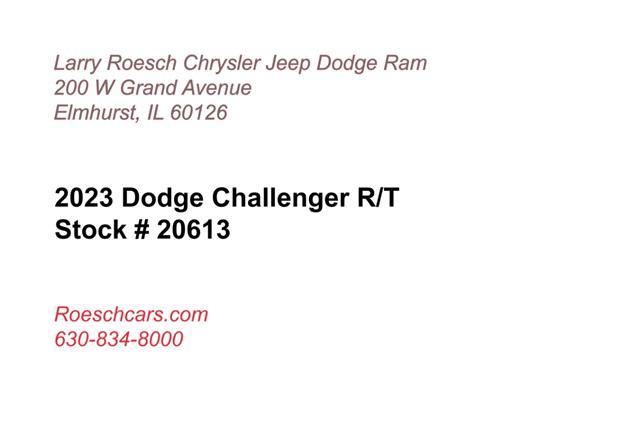 new 2023 Dodge Challenger car, priced at $45,487