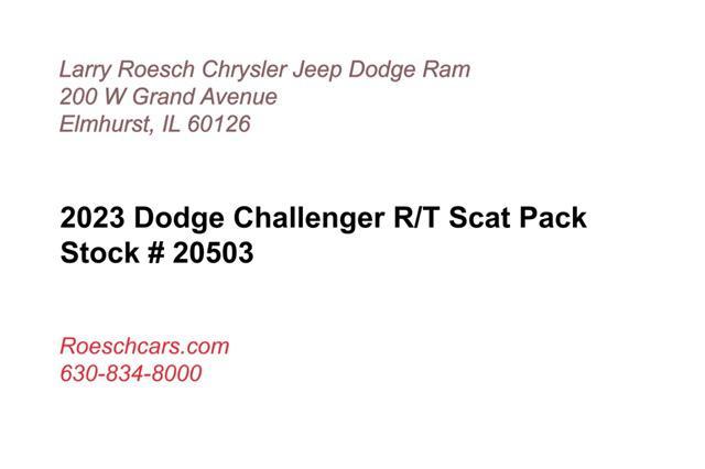 new 2023 Dodge Challenger car, priced at $53,959