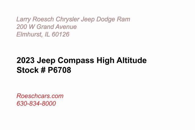 used 2023 Jeep Compass car, priced at $26,395