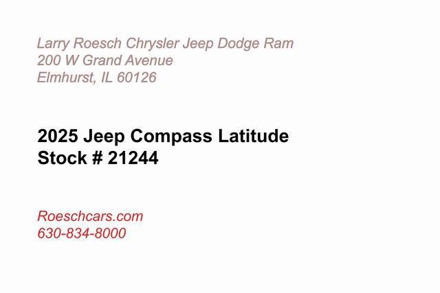 new 2025 Jeep Compass car, priced at $29,760