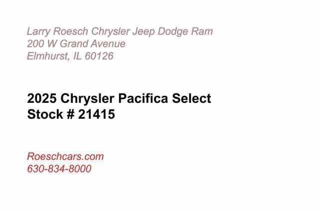 new 2025 Chrysler Pacifica car, priced at $41,625