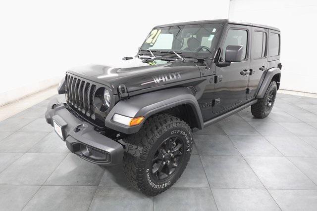 used 2021 Jeep Wrangler car, priced at $34,495