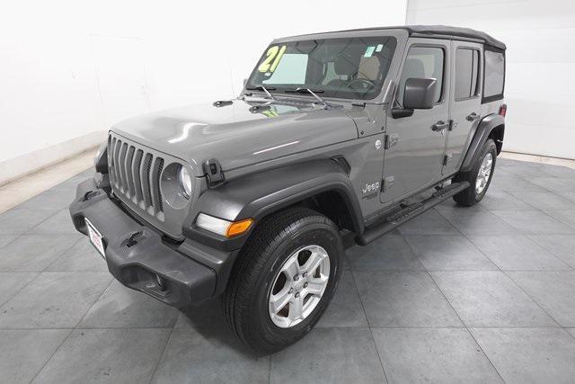 used 2021 Jeep Wrangler Unlimited car, priced at $29,495