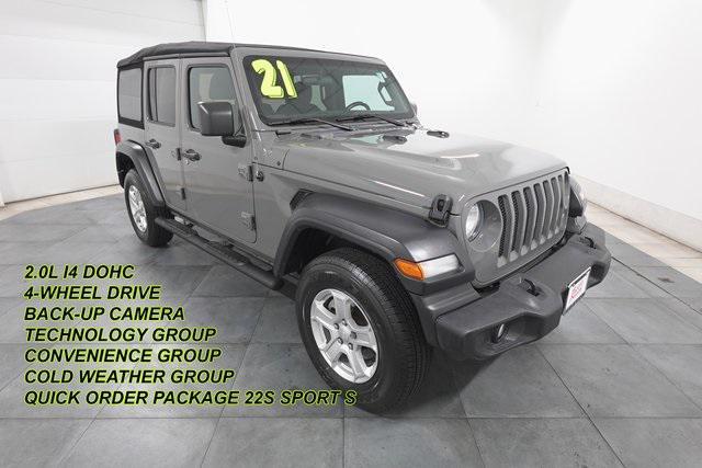 used 2021 Jeep Wrangler Unlimited car, priced at $29,495