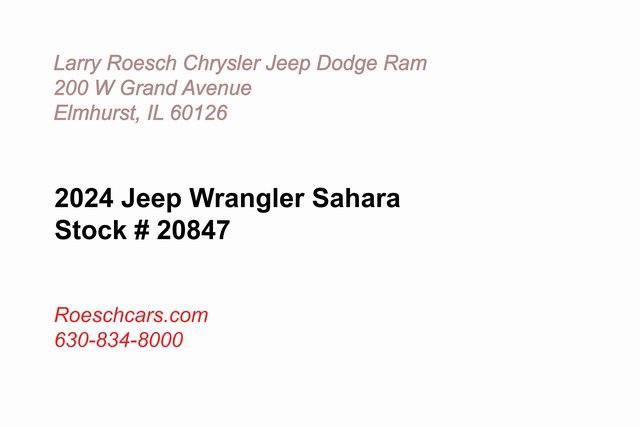 new 2024 Jeep Wrangler car, priced at $49,311