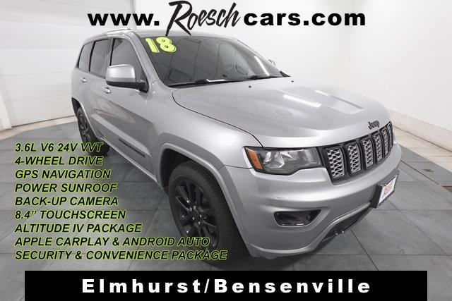 used 2018 Jeep Grand Cherokee car, priced at $19,494