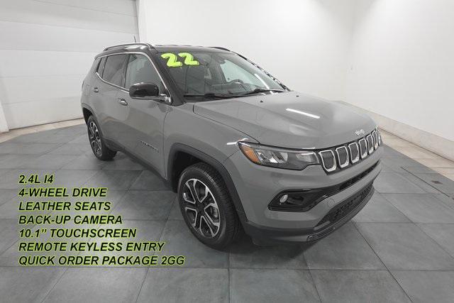 used 2022 Jeep Compass car, priced at $23,195