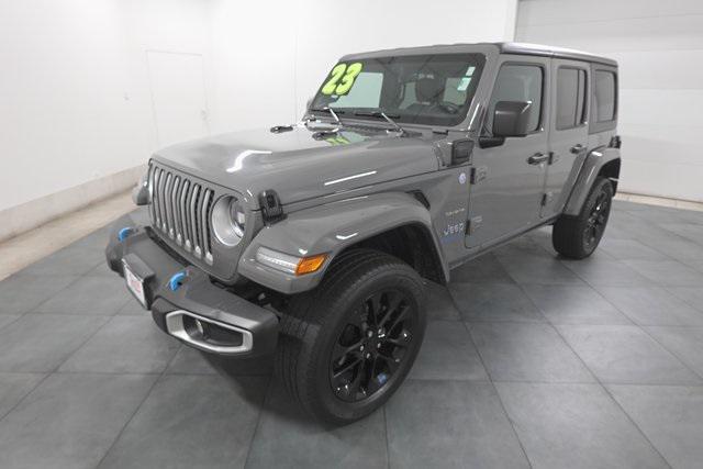 used 2023 Jeep Wrangler 4xe car, priced at $34,449