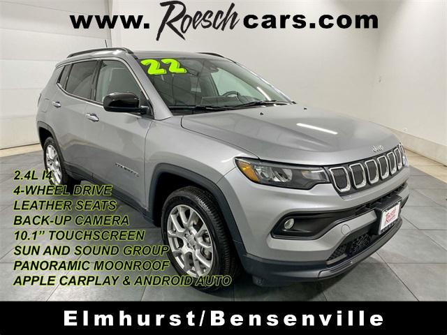 used 2022 Jeep Compass car, priced at $25,446