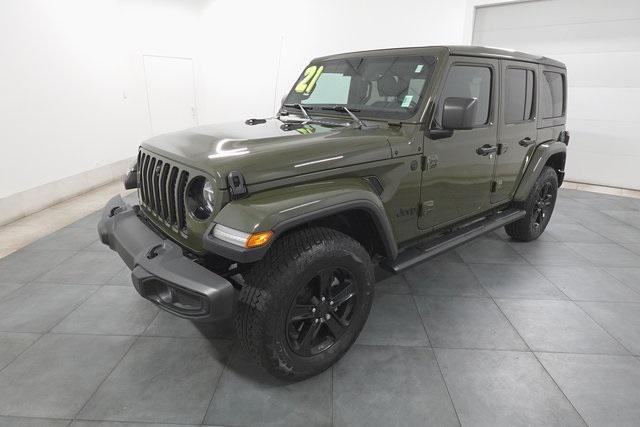 used 2021 Jeep Wrangler Unlimited car, priced at $35,195