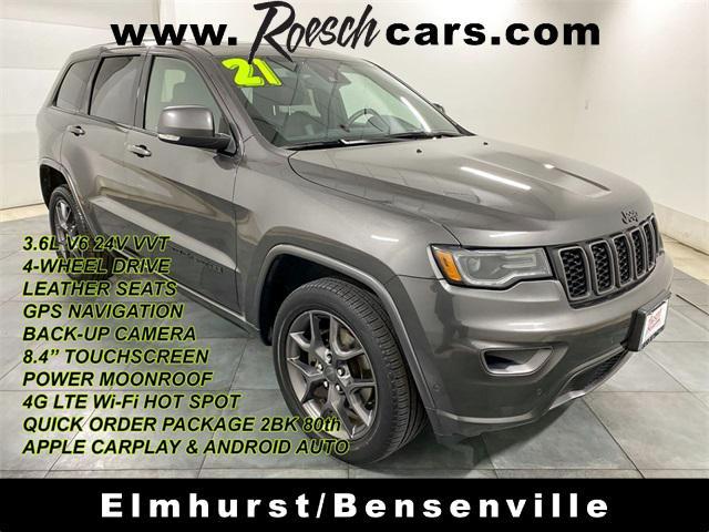 used 2021 Jeep Grand Cherokee car, priced at $32,289