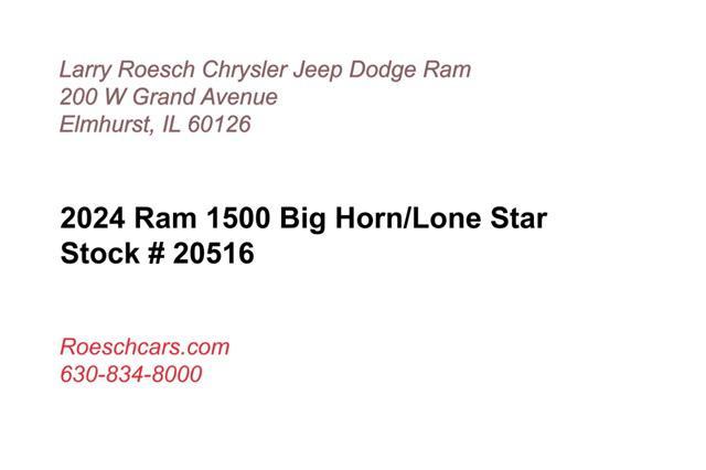 new 2024 Ram 1500 car, priced at $46,921