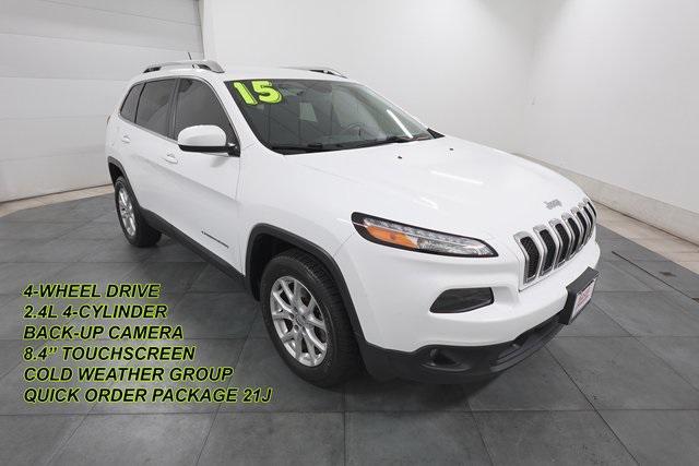 used 2015 Jeep Cherokee car, priced at $11,892