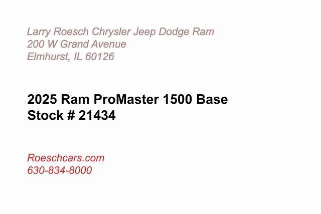 new 2025 Ram ProMaster 1500 car, priced at $52,235