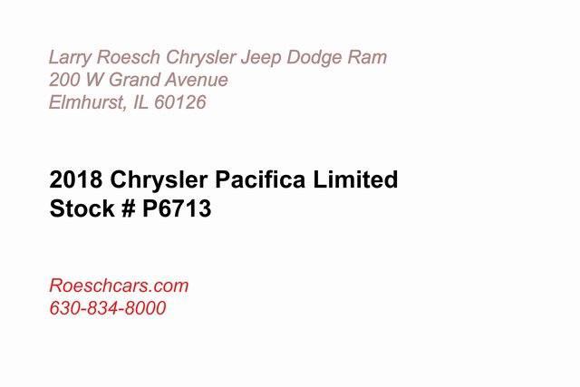 used 2018 Chrysler Pacifica car, priced at $23,995