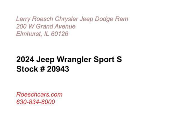 new 2024 Jeep Wrangler car, priced at $45,225