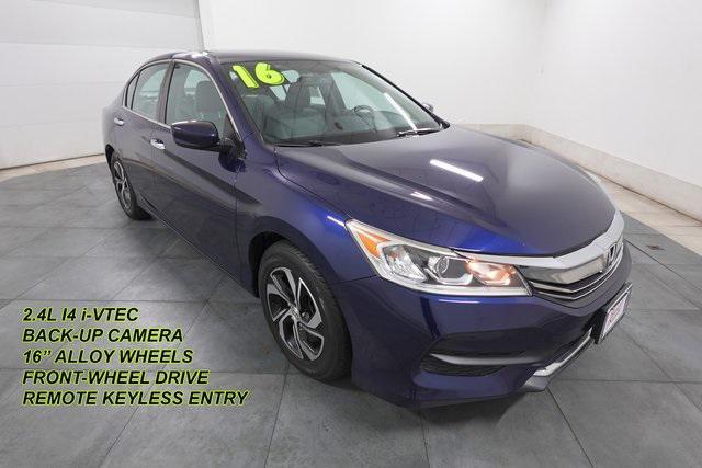 used 2016 Honda Accord car, priced at $13,495