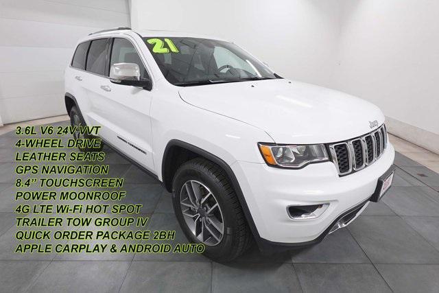 used 2021 Jeep Grand Cherokee car, priced at $26,595