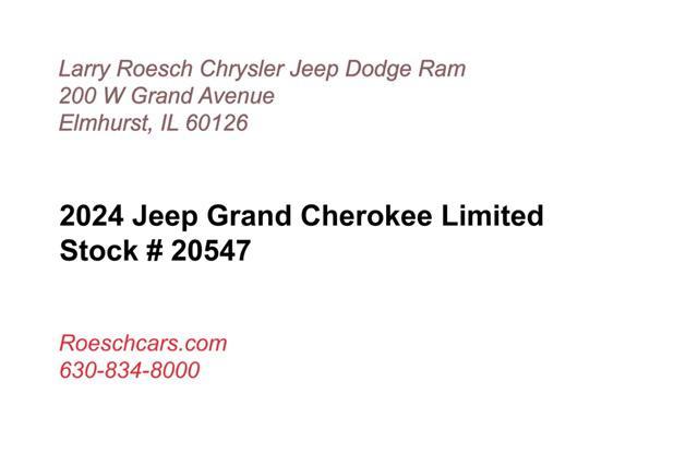 new 2024 Jeep Grand Cherokee car, priced at $52,678