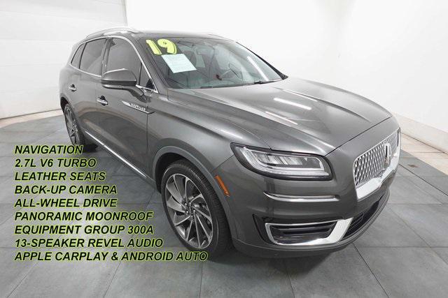 used 2019 Lincoln Nautilus car, priced at $24,893