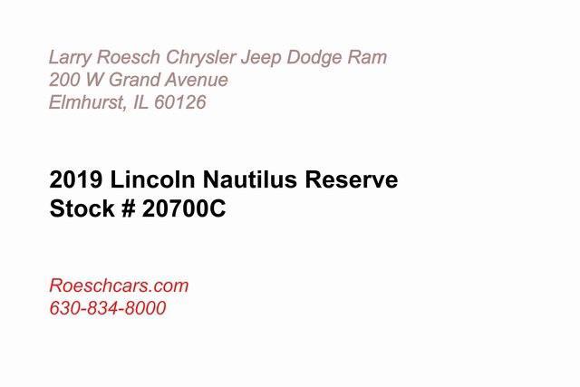 used 2019 Lincoln Nautilus car, priced at $24,893