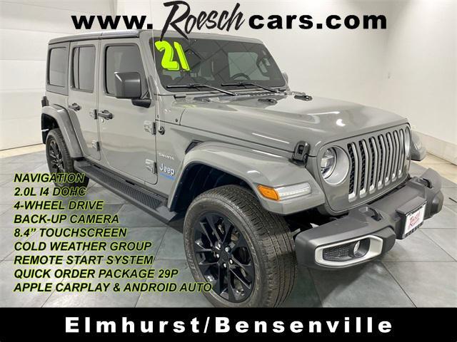 used 2021 Jeep Wrangler Unlimited car, priced at $37,838